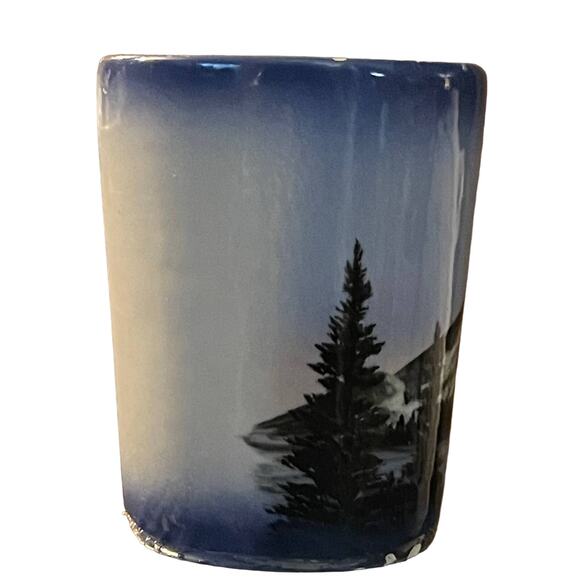 HANDCRAFTED AND PAINTED POTTERY FROM PNW MT RANIER OREGON ARTIST HOOTEN - Picture 2 of 3